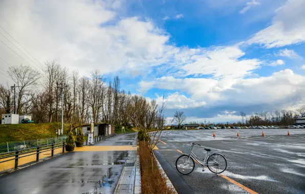 Велосипед, city, город, улица, Япония, Japan, bicycle, street