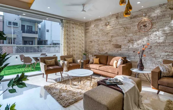 Комната, интерьер, Индия, гостиная, India, Ahmedabad, by Prashant Parmar Architect, The Shaded House