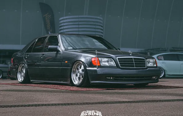 Картинка classic, stance, w140, lowcars, mercedes w140