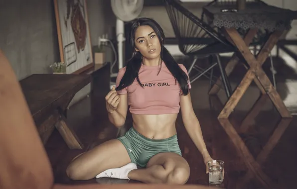 Картинка девушка, лицо, стиль, модель, волосы, милашка