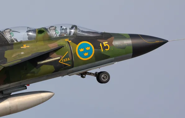 Истребитель, Пилот, Шасси, Кокпит, SAAB, ВВС Швеции, Saab 37 Viggen, Gdynia Aerobaltic 2019