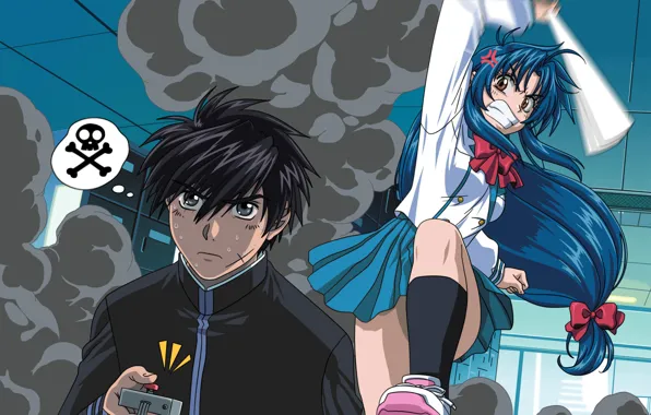 Аниме, Full Metal Panic, Тидори Канaмэ, Стальная тревога, Сагара Сосукэ