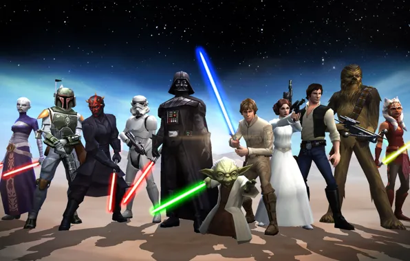 Звездные войны, heroes, galaxy, STAR WARS