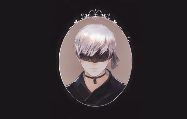 Портрет, парень, Nier Automata, YoRHa No 9 Type S