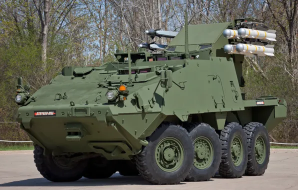 Weapon, armored, Striker, armored vehicle, armed forces, Striker MSL