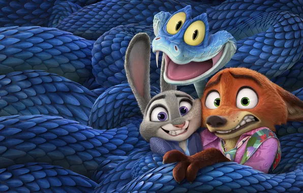 Картинка постер, звери, Зверополис 2, Zootopia 2, мультфильм
