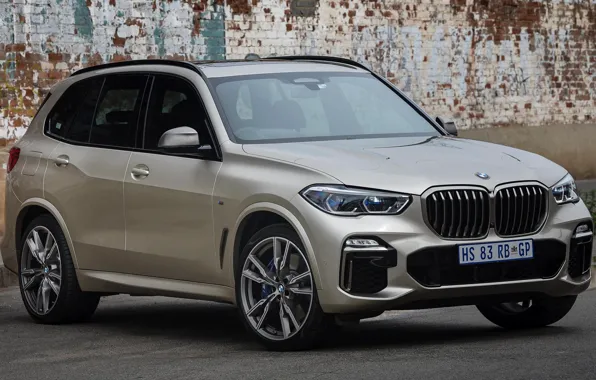 Серый, BMW, БМВ, спереди, сбоку, X5M, агрессивный, BMW X5M
