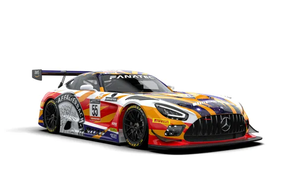 Картинка Mercedes, Mercedes-AMG GT3, Spa24h, Mercedes-AMG Team, GruppeM, №55