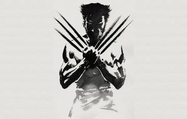 Wolverine, pose, claws