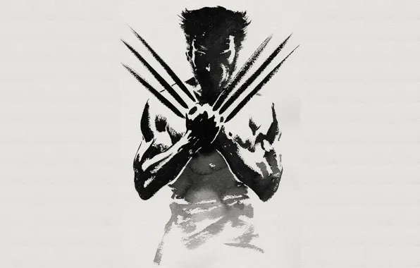 Картинка wolverine, pose, claws