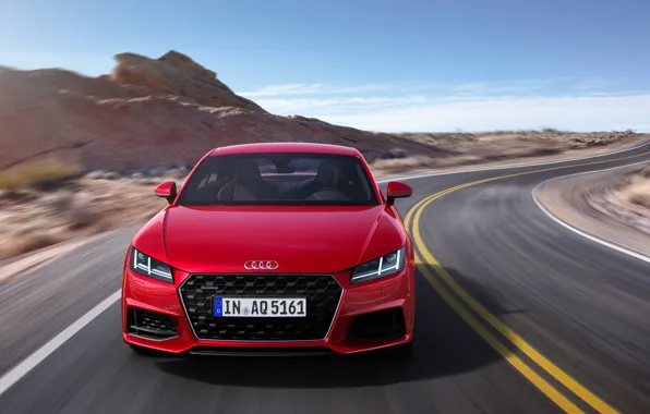 Вид спереди, Coupe, Quattro, 2018, Audi TT, 45 TFSI