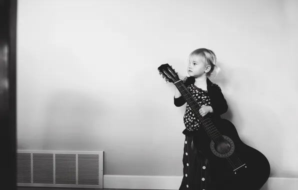 Музыка, гитара, девочка