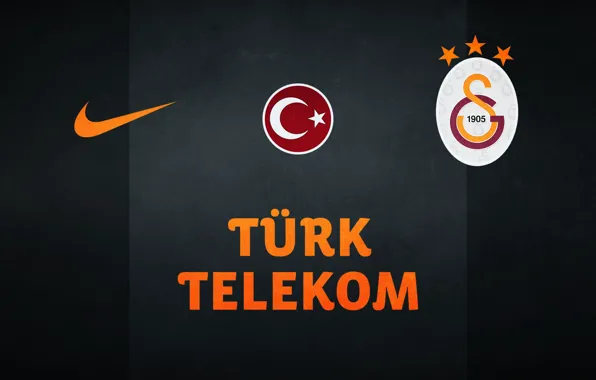 Wallpaper, sport, logo, football, Galatasaray SK