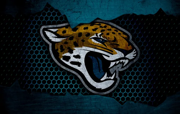 Wallpaper, sport, logo, NFL, american football, Jacksonville Jaguars