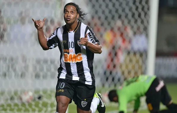 Футбол, легенда, футболист, Ronaldinho, роналдиньо, serie a brasilian, atletico mineiro, бразильская серия а