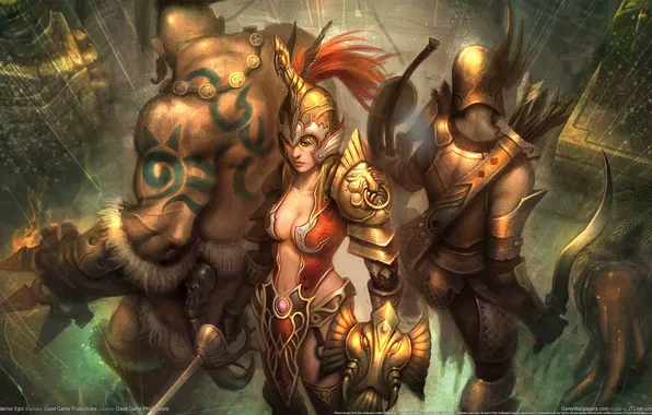 Картинка девушка, воительница, Warrior Epic
