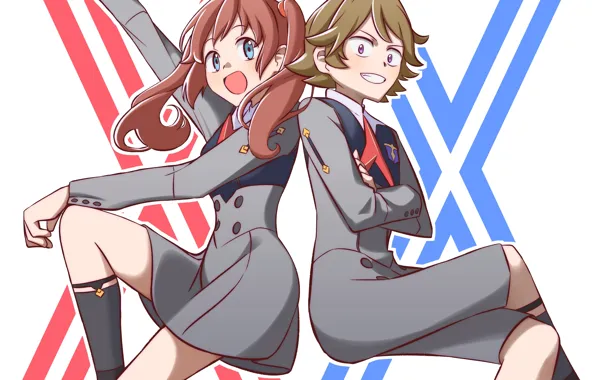 Двое, Мику, Darling In The Frankxx, Милый во Франксе, Зороме