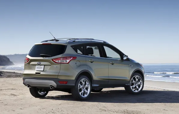Море, берег, Ford, Explorer