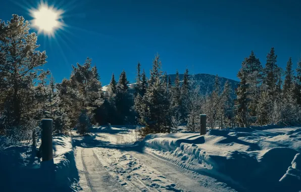 Солнце, Небо, Снег