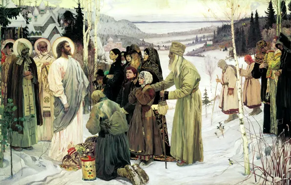 Картинка Нестеров Михаил Васильевич, Святая Русь, 1901-1905