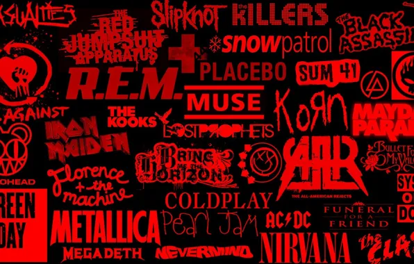 Рок, группы, логотипы, rock music