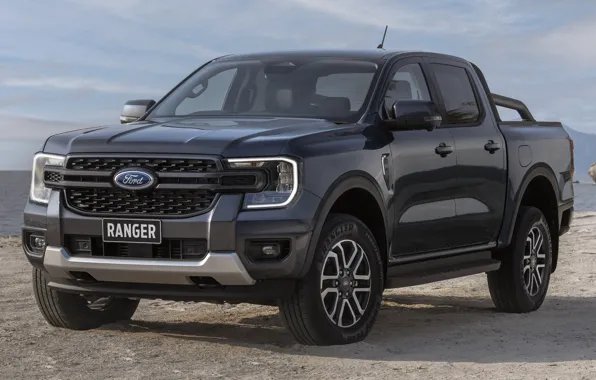 Ford, пикап, Sport, экстерьер, Ranger, Double Cab, 2022, Ford Ranger Sport Double Cab