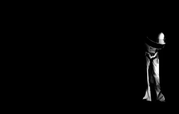 Черный, Музыка, Фон, Маска, Темнота, Daft Punk, Thomas Bangalter, Дафт Панк
