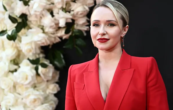 Взгляд, цветы, макияж, актриса, Hayden Panettiere, певица, Хейден Панеттьер