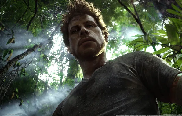 Картинка человек, мужик, джунгли, Far Cry 3, FC3
