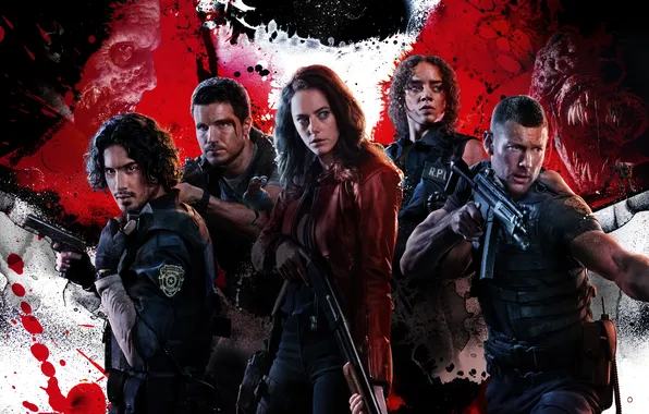 Фантастика, боевик, постер, персонажи, ужасы, Кая Скоделарио, Kaya Scodelario, Robbie Amell
