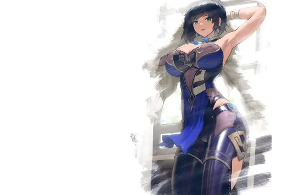 Girl, sexy, anime, pretty, babe, genshin impact, genshin, yelan
