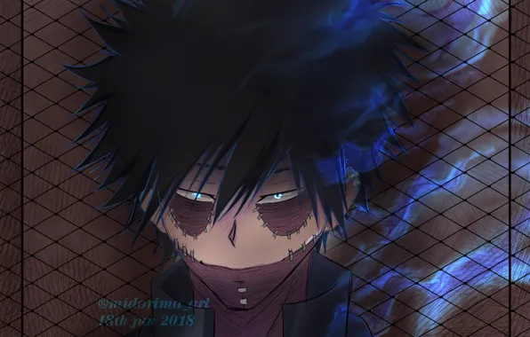 Взгляд, парень, Boku no Hero Academia, Моя геройская академия, Dabi