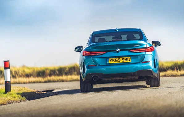 BMW, вид сзади, Gran Coupe, UK-spec, 2-Series, M Sport, 2020, 218i