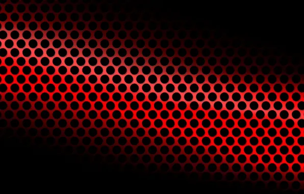 Картинка абстракция, сетка, grid, abstraction, ячейки, cells, красные соты, red honeycombs