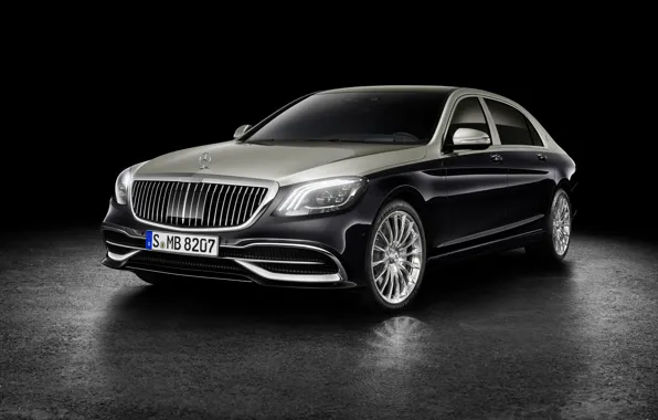 Картинка Mercedes-Benz, Mercedes, Maybach, S-Class, front view, Mercedes-Maybach S 560