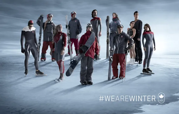Картинка Canada, Olympic, Team, Canadian, 2014, Sochi, Canadian Olympic Team, we are winter
