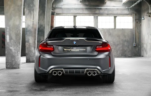 Concept, вид сзади, 2018, BMW M2, M2 M Performance Parts Concept, M Performance Parts