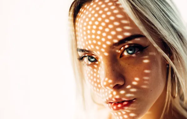 Картинка девушка, портрет, освещение, Dima Minakin