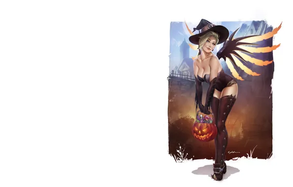 Арт, хэллоуин, Krystopher Decker, Halloween Mercy