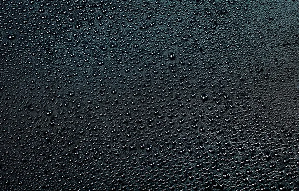 Картинка вода, капли, поверхность, чёрный