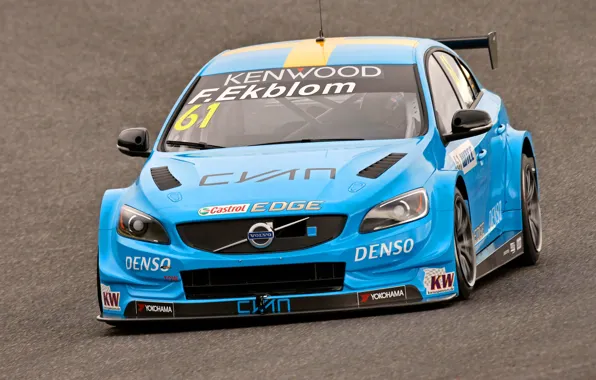 Картинка Volvo, Вольво, Передок, S60, WTCC, EKblom