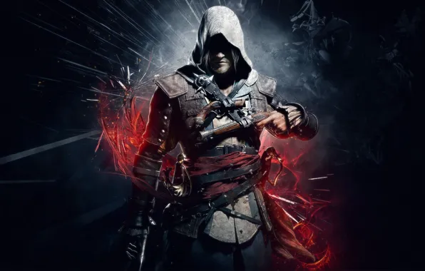 Игра, эдвард, black flag, assassins creed 4