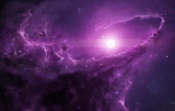 Звезды, Космос, Туманность, Звезда, Арт, Stars, Space, Art