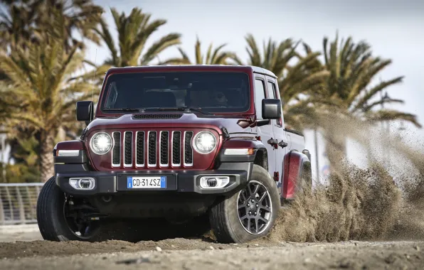 Песок, Джип, Пикап, Gladiator, Sand, Jeep, 80th Anniversary