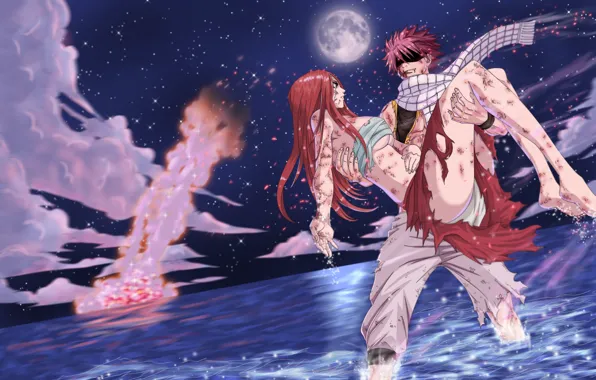 Game, star, sky, anime, cloud, pretty, dragon, asian