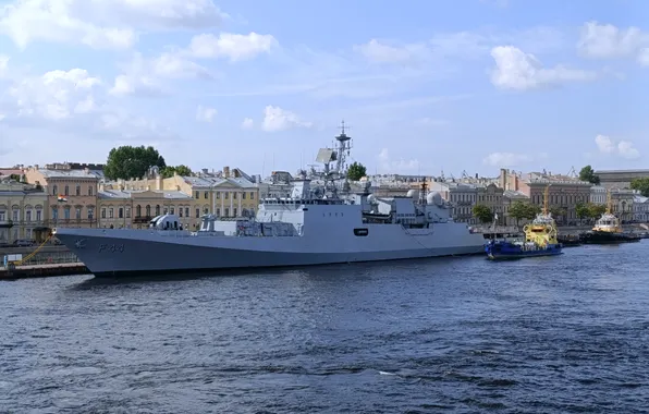 Фрегат, ВМС Индии, визит, INS Tabar, 2024