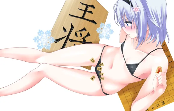 Картинка девушка, игра, бикини, Ryuuou no Oshigoto