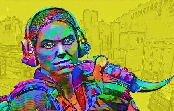 Toxic, yellow, 'CS:GO'