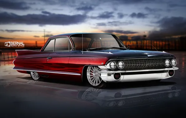 Cadillac, Авто, Ретро, Машина, Art, Рендеринг, Fleetwood, Transport & Vehicles
