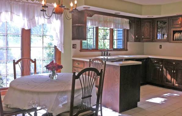 Interior, kitchen, dining, design. house